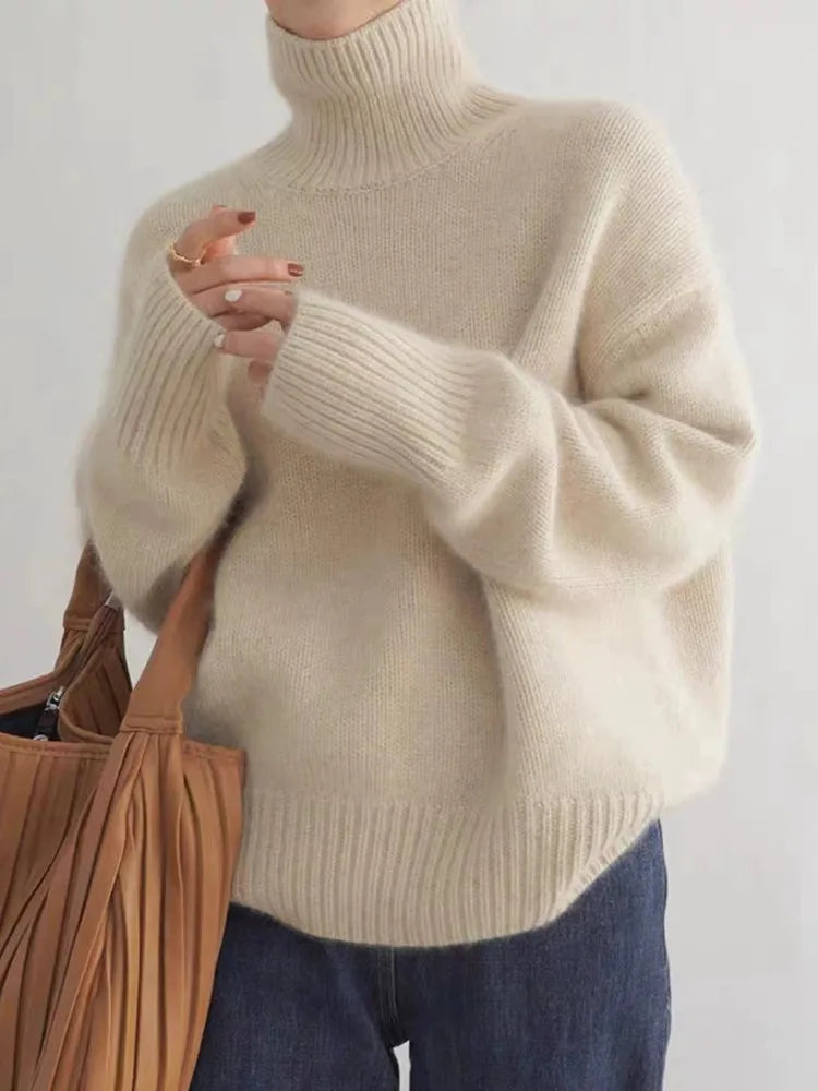 Women's Premium Turtleneck Sweater