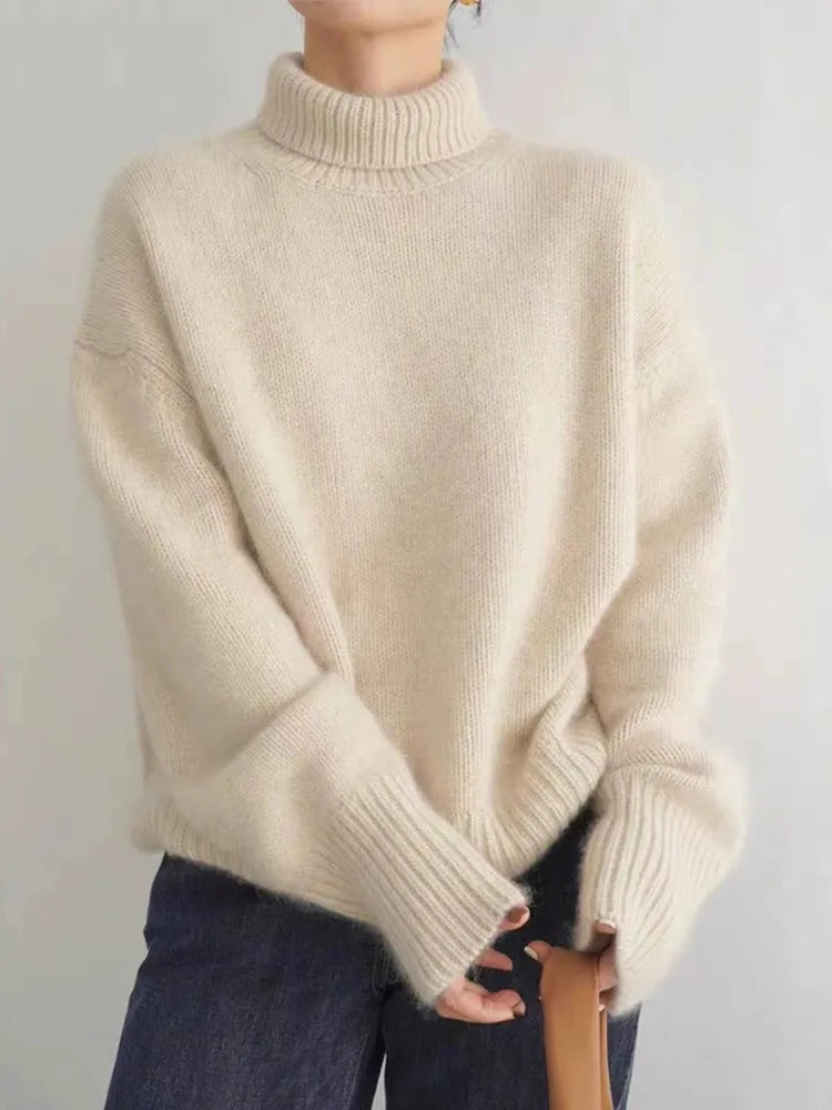 Women's Premium Turtleneck Sweater