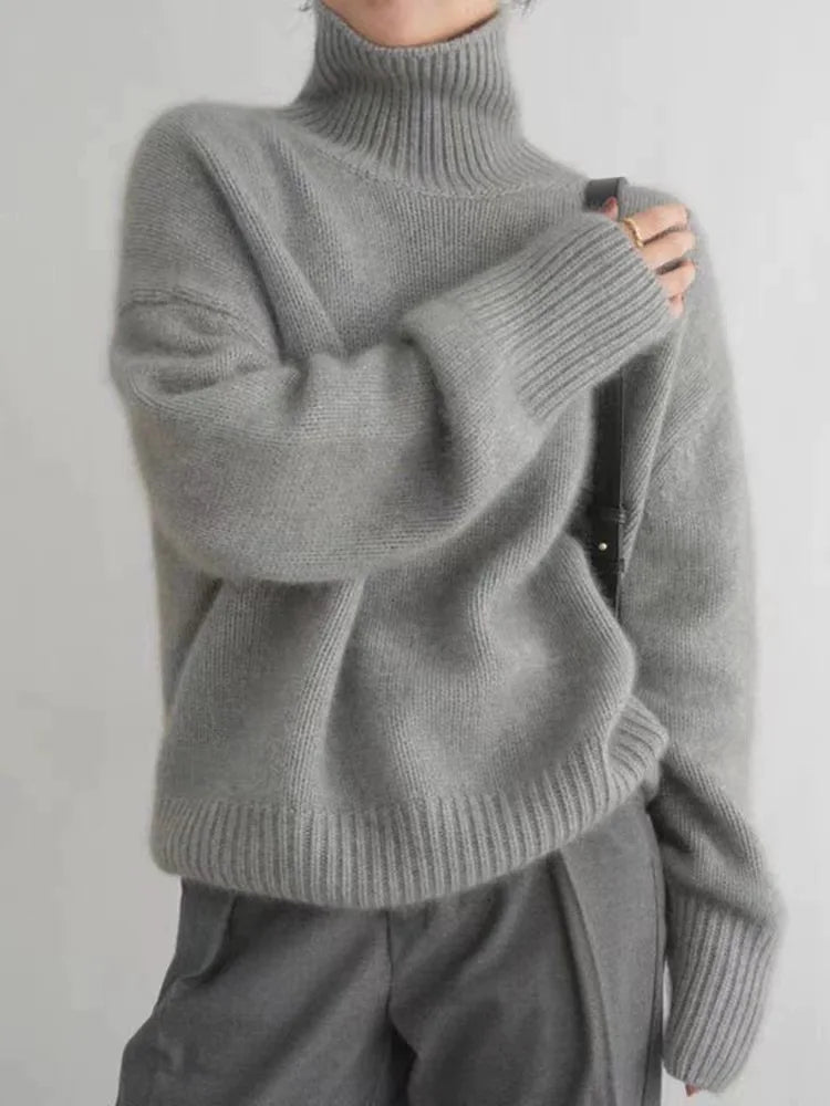 Women's Premium Turtleneck Sweater