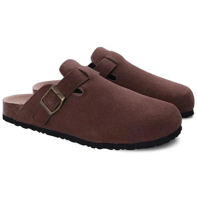 Boston Suede Clogs