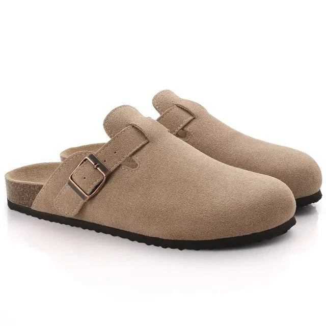 Boston Suede Clogs