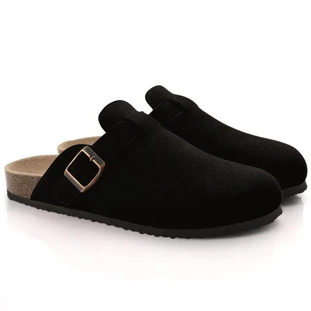 Boston Suede Clogs