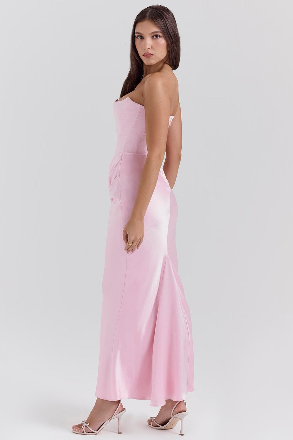 Aria | Strapless Maxi Dress for Wedding Guest