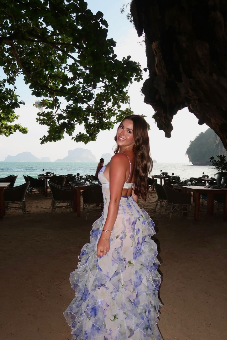 Leah | Elegant Floral Maxi Dress for Women