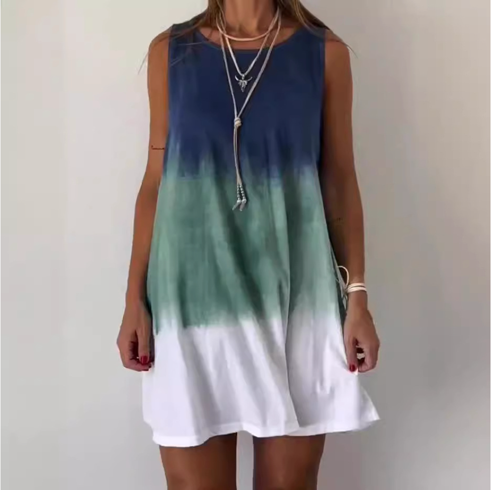 Sia | Gradient Tie Dye Mini Dress for Women