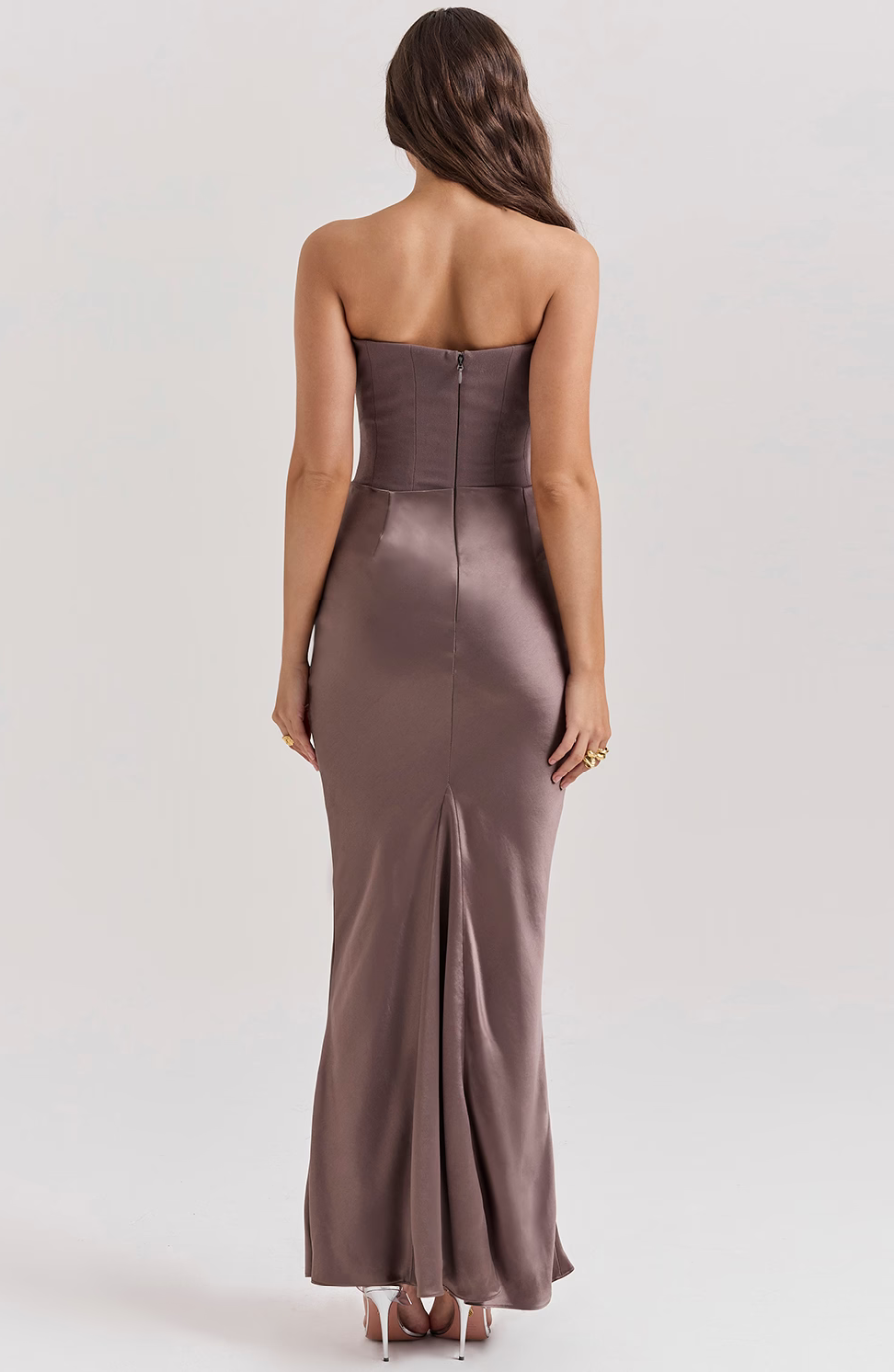 Aria | Strapless Maxi Dress for Wedding Guest
