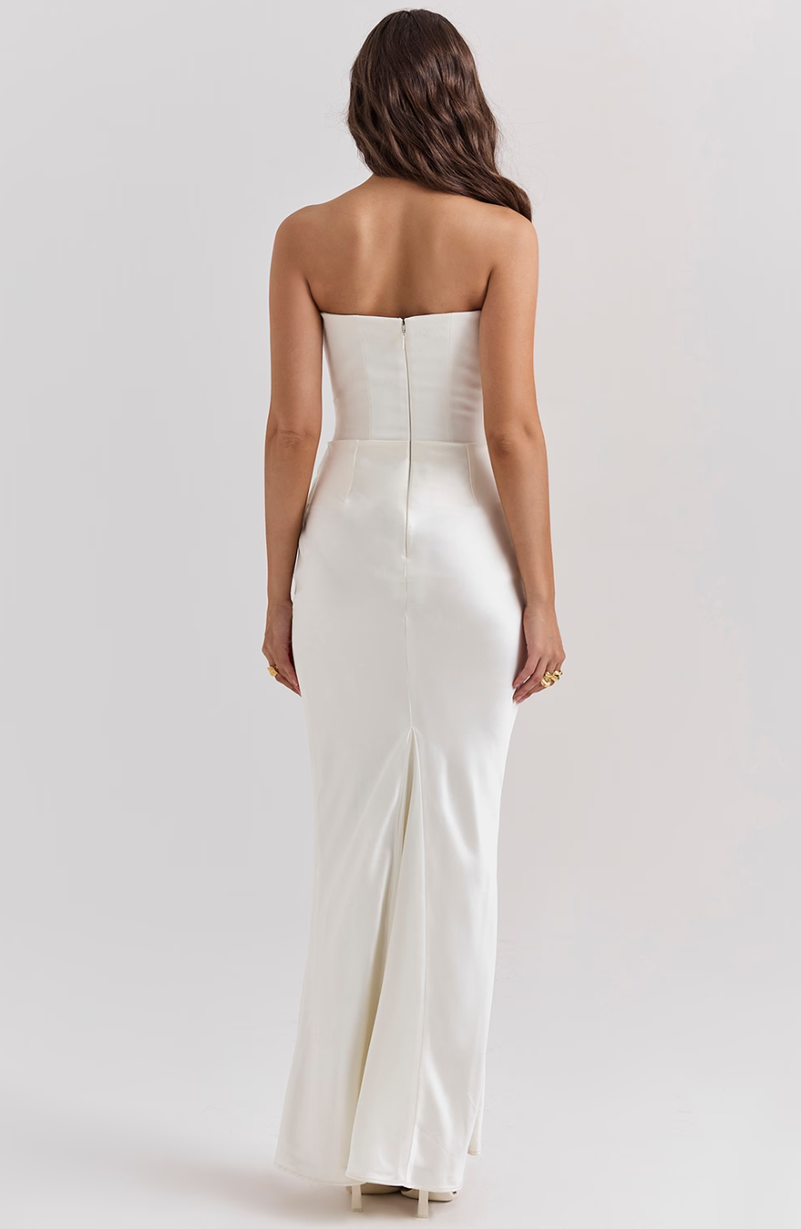 Aria | Strapless Maxi Dress for Wedding Guest