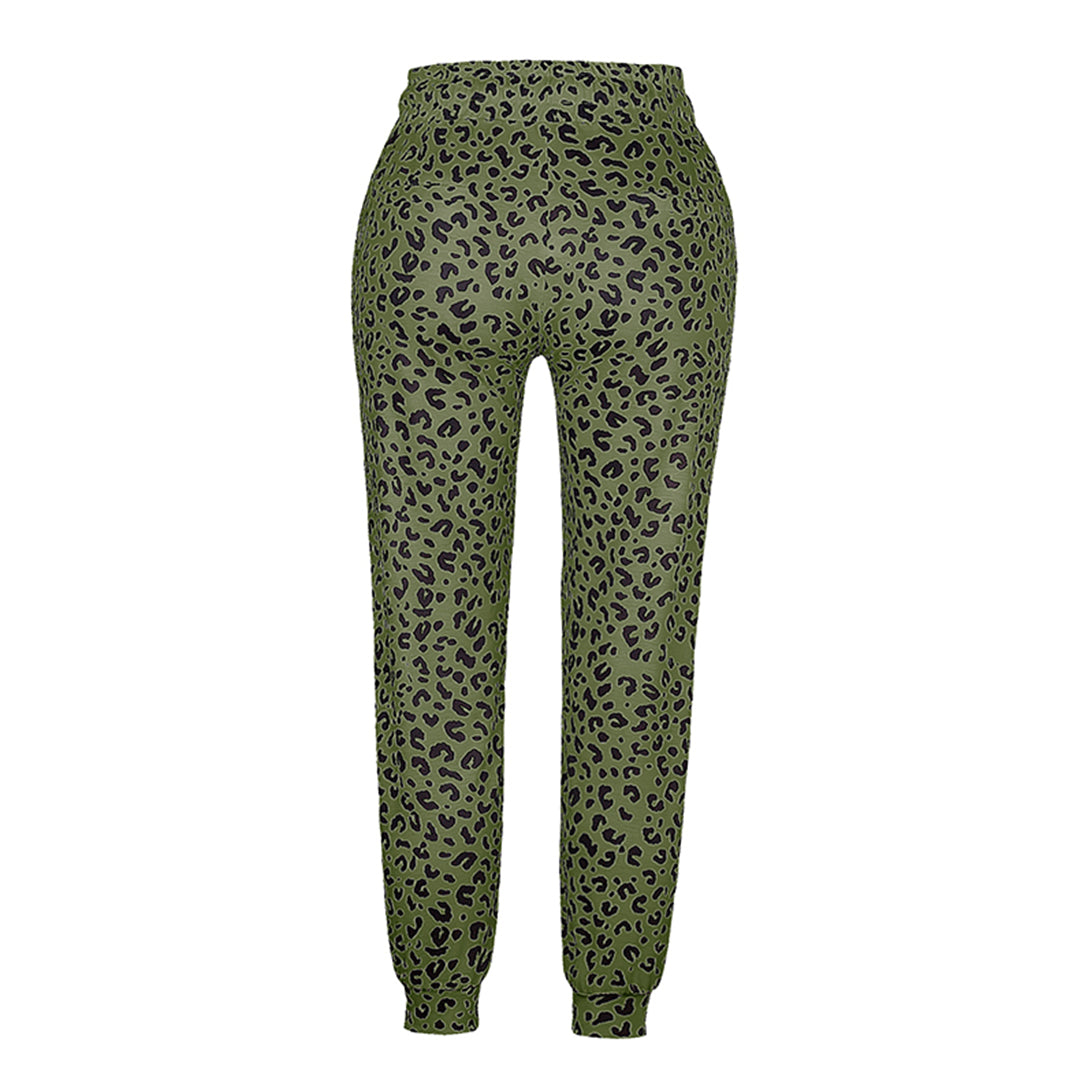 Wild Leopard Print Trousers