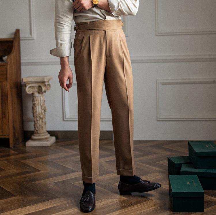 Manolo - Pleated Trousers for Men - Classic & Comfortable