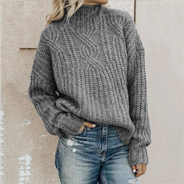 Cozy Cable Knit Sweater for Women
