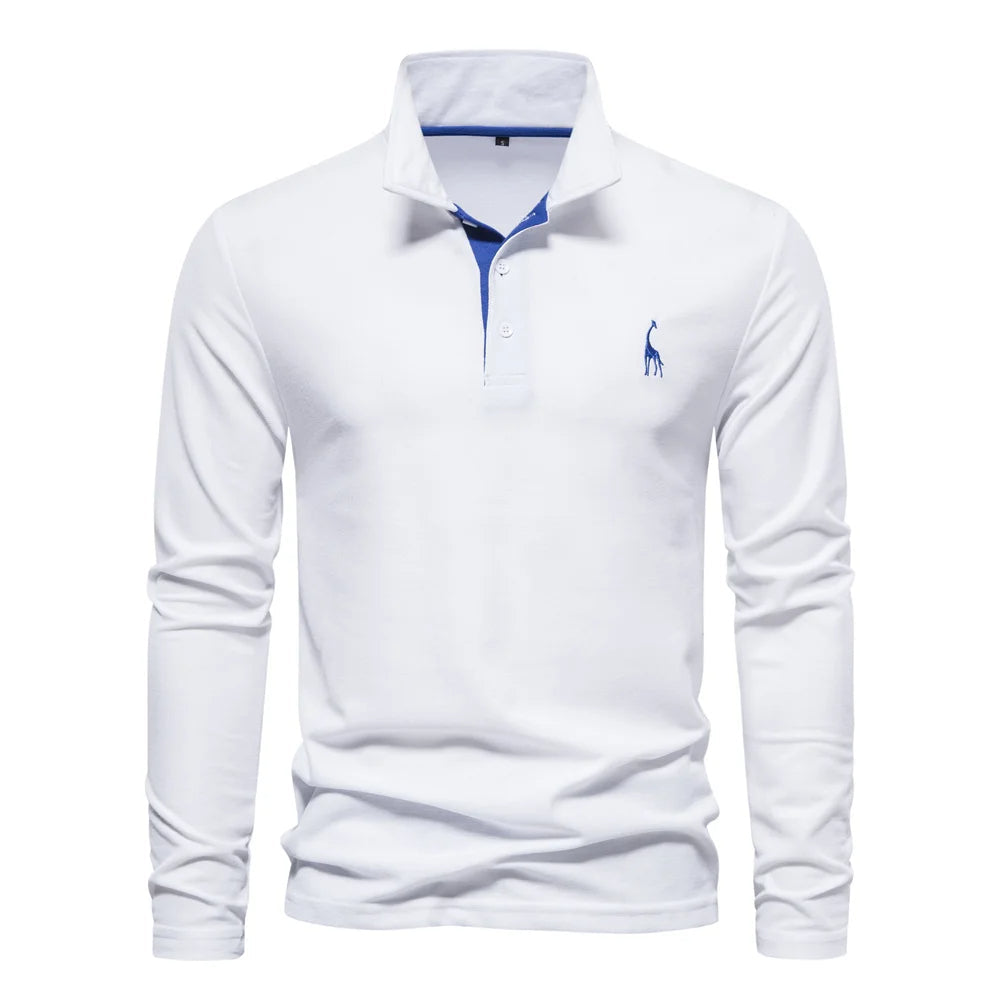 Men's Long Sleeve Polo Sweater