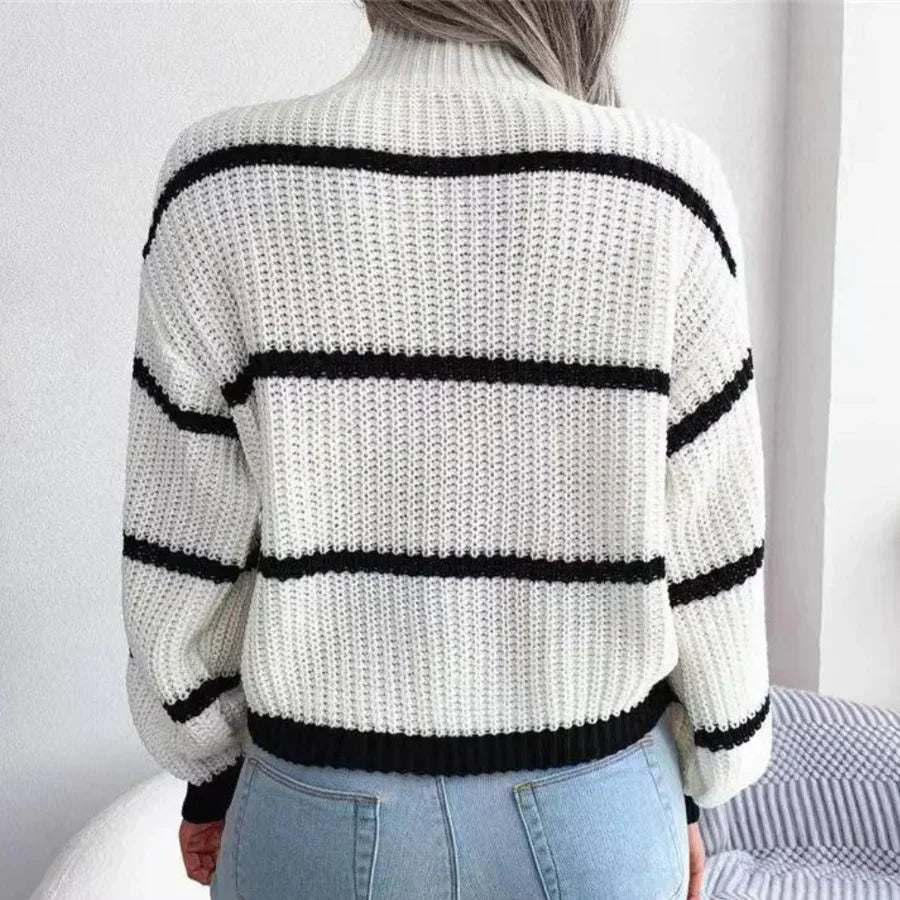 Ellie | Elegant Wool Turtleneck Jacket