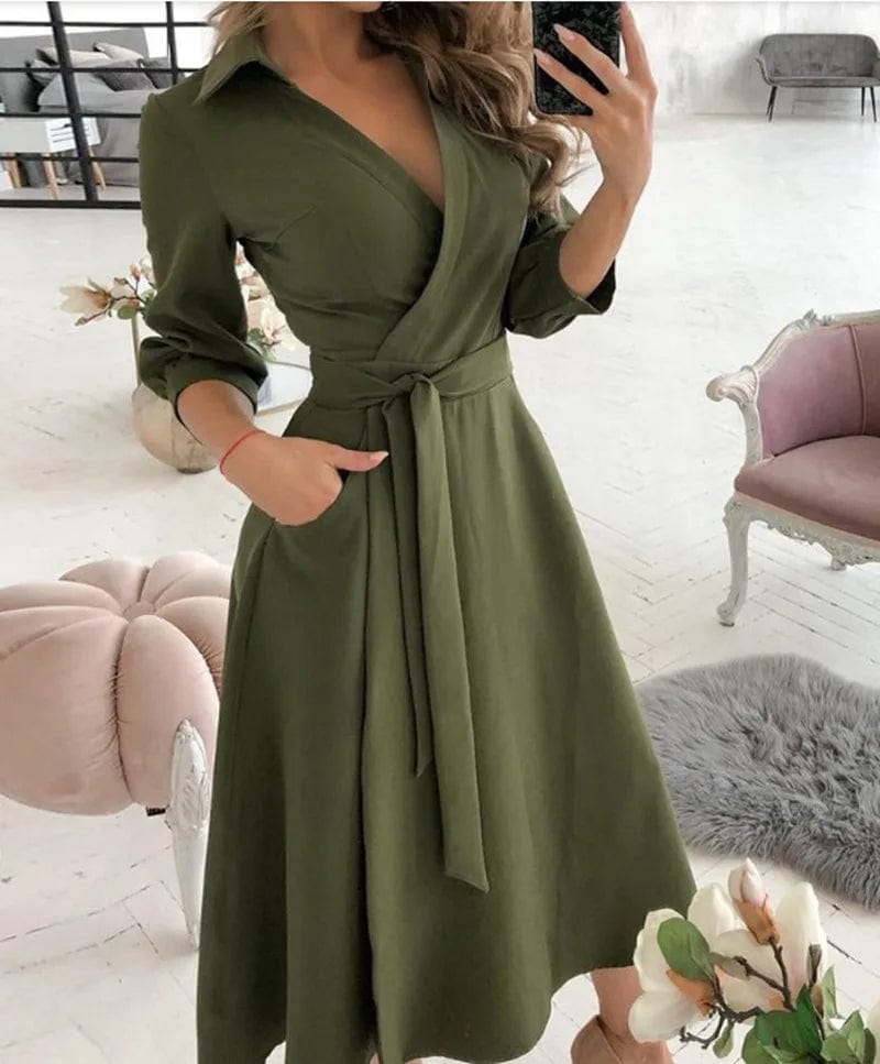 Lola | Elegant Women's Midi Dress for Formal Occasions
