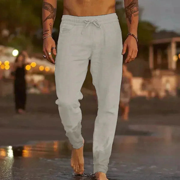 Cooper | Men's Lightweight Breathable Linen Trousers