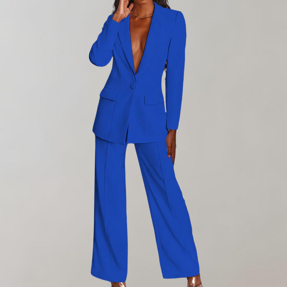 Chic Blazer and Trousers Combo
