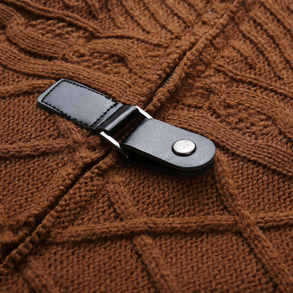 Merino Wool Men's Turtleneck Sweater