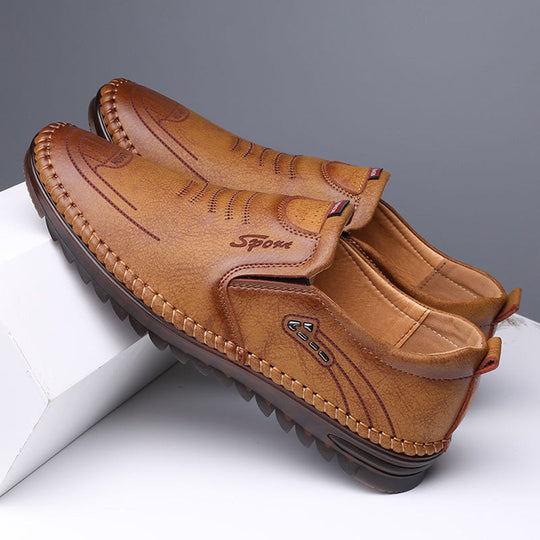 Arlo - orthopedic leather men's loafers