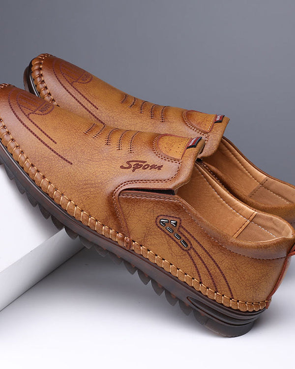 Arlo - orthopedic leather men's loafers