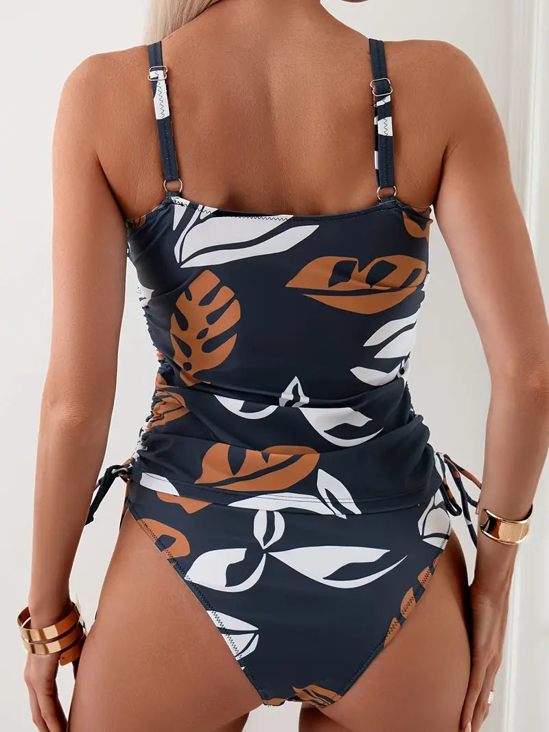 Olivia | Women's Floral Tankini Set
