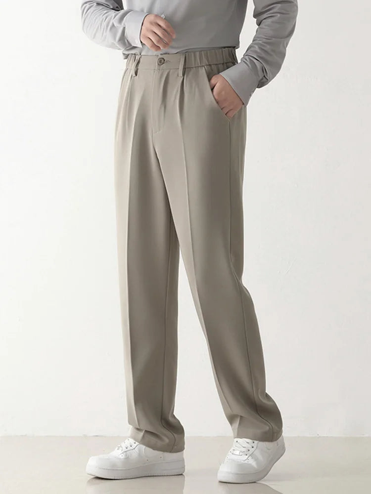 Levi | Draped Slim Fit Formal Pants