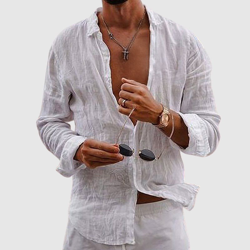 Oscar | Men's Linen Shirt for Casual Wear