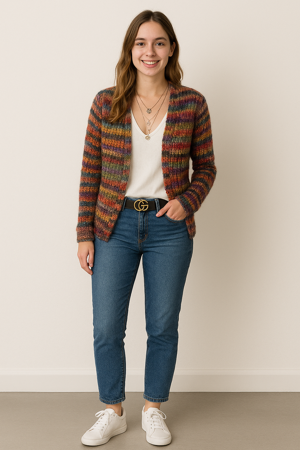 Mette | Open Front Knit Cardigan
