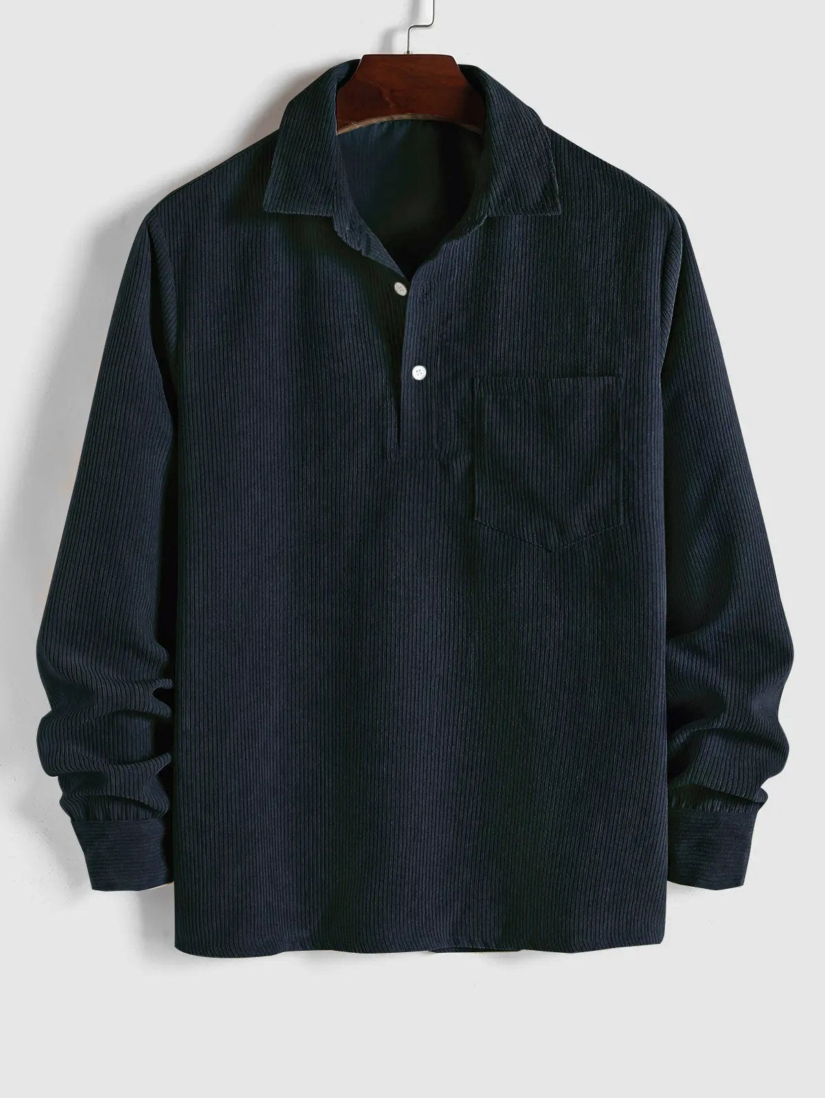 Men's Premium Corduroy Long-Sleeve Shirt