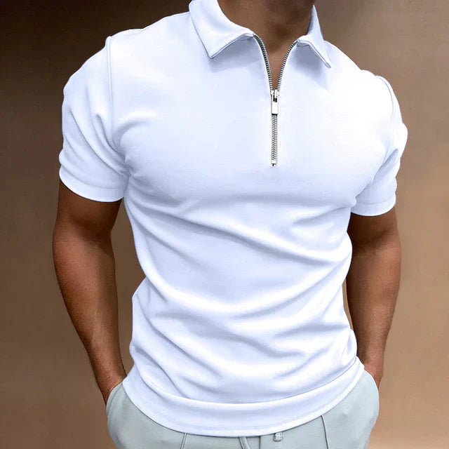 Blake | Men's Casual Zippered Polo Shirt