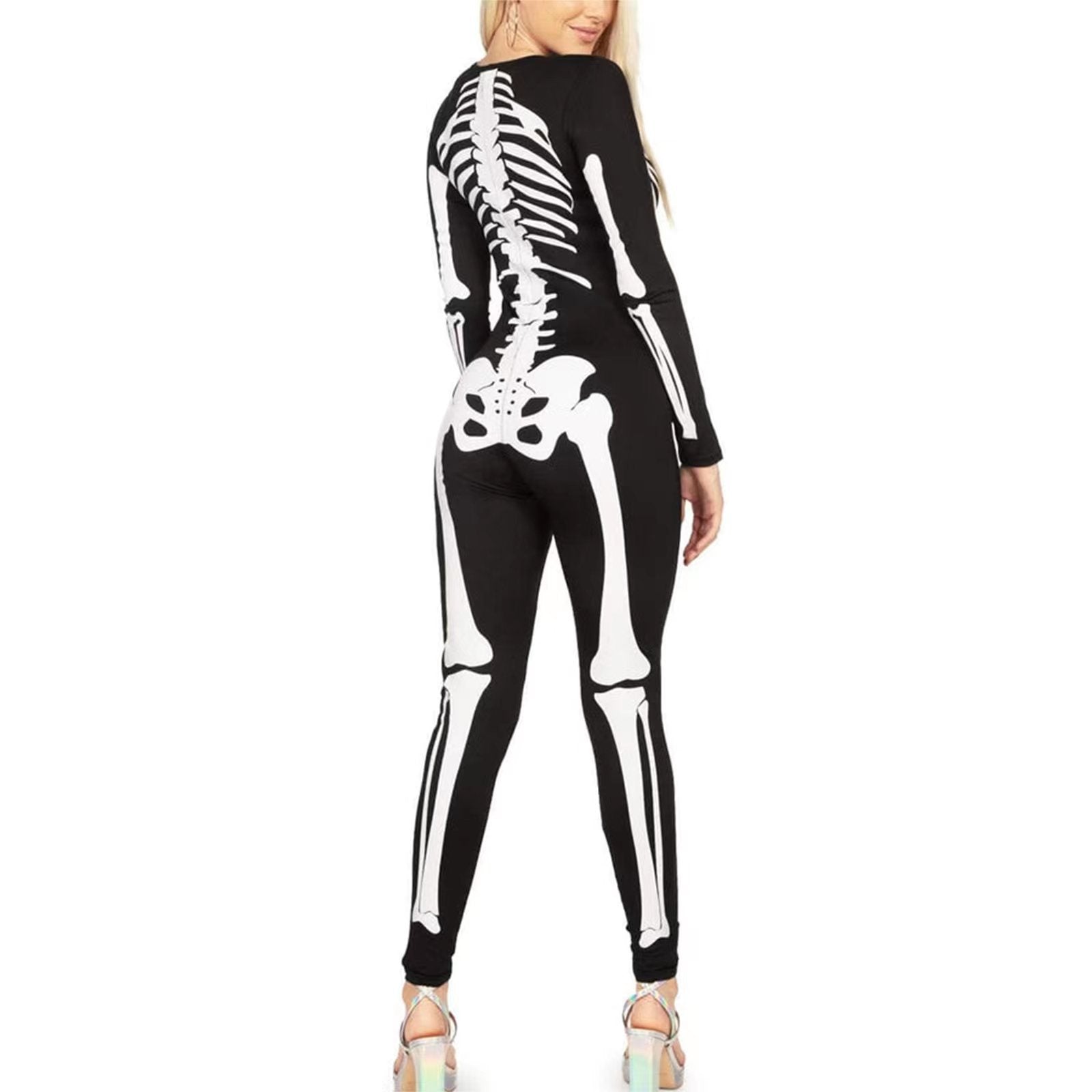 Skeleton Print Halloween Costume