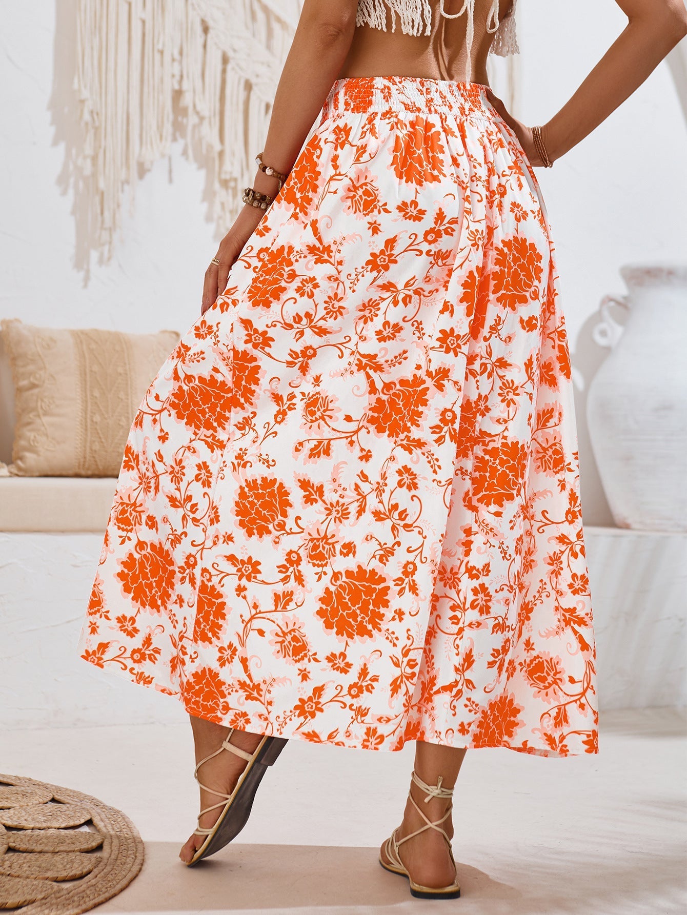 AMALIA - Floral Pattern Long Skirt Collection