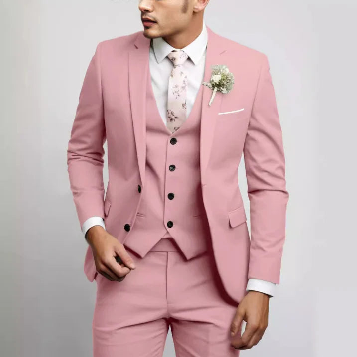 James | Men's Slim Fit Formal Suit Set