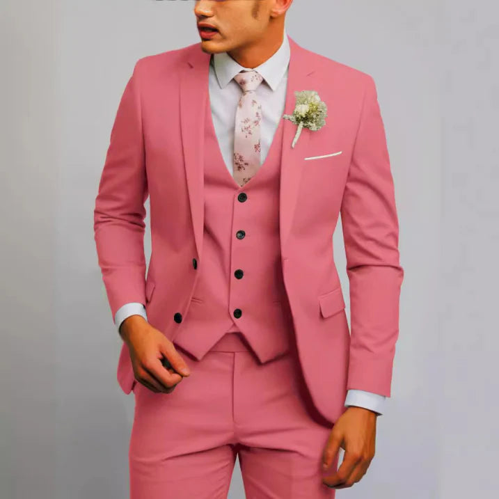 James | Men's Slim Fit Formal Suit Set