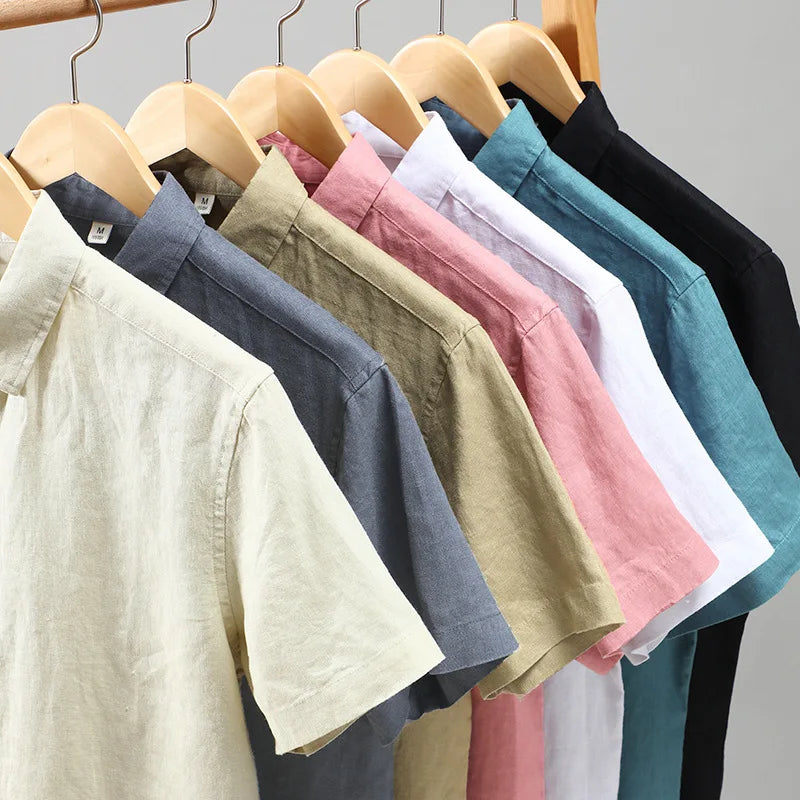 Brandon | Royale Linen Button-Down Shirt