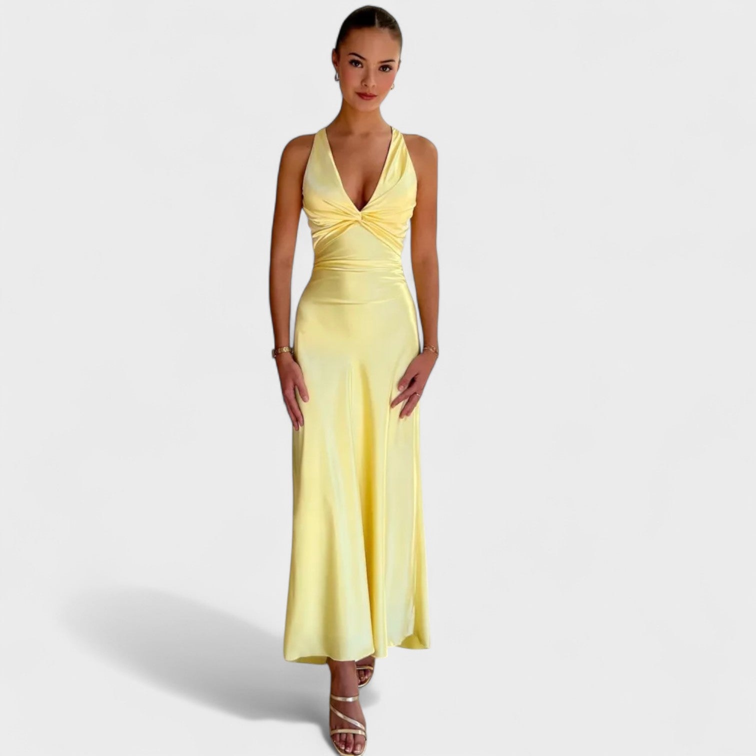 Cocktail Dress with Satin Bow Back
