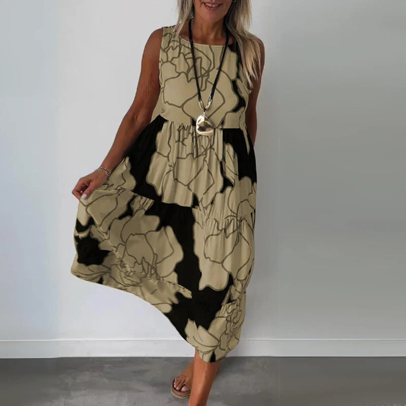 Charlotte | Long Sleeveless Dress for Elegant Occasions