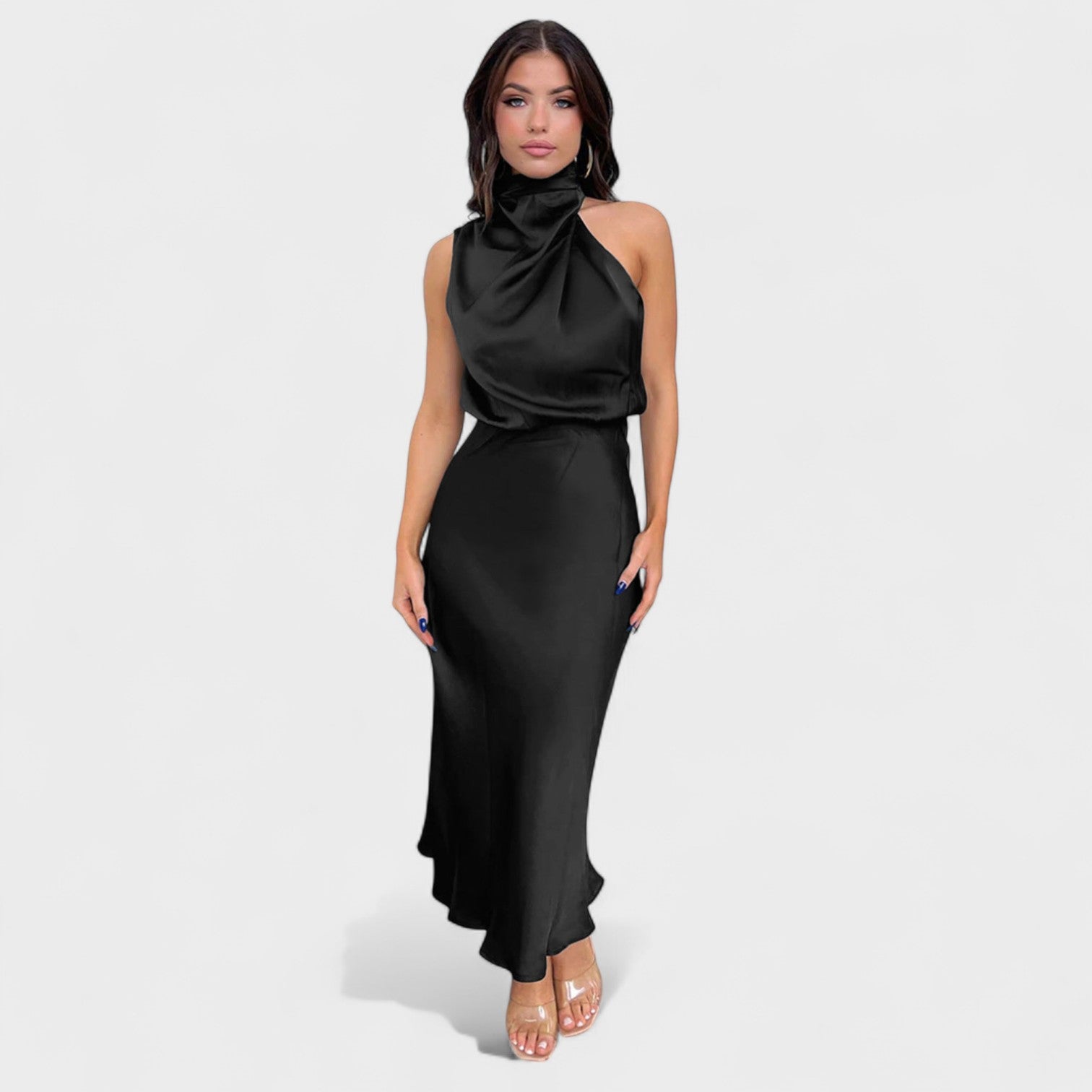 Cocktail Dress in Satin for Special Occasions
