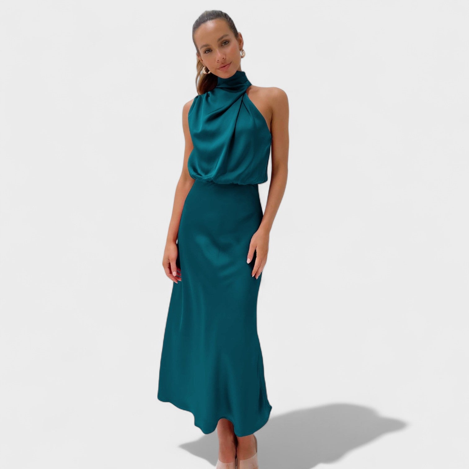 Cocktail Dress in Satin for Special Occasions