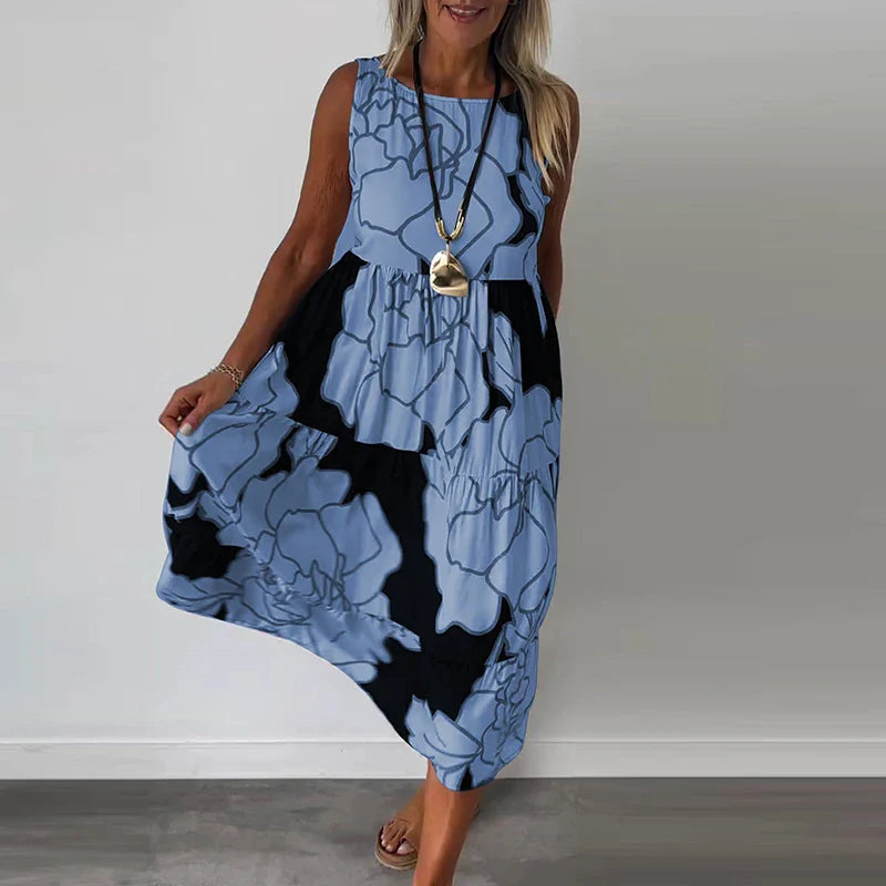 Charlotte | Long Sleeveless Dress for Elegant Occasions