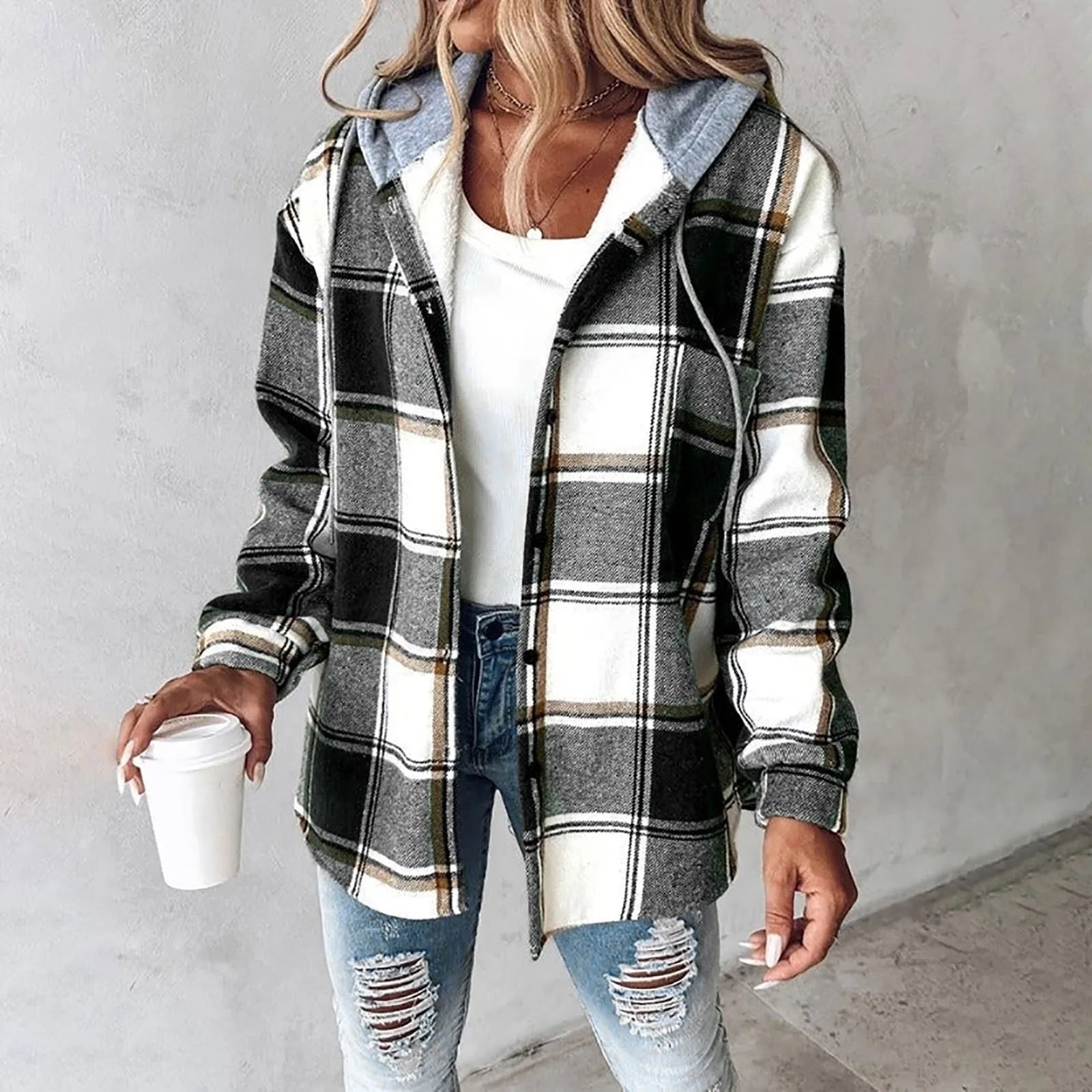 Women's Stylish Hooded Jacket