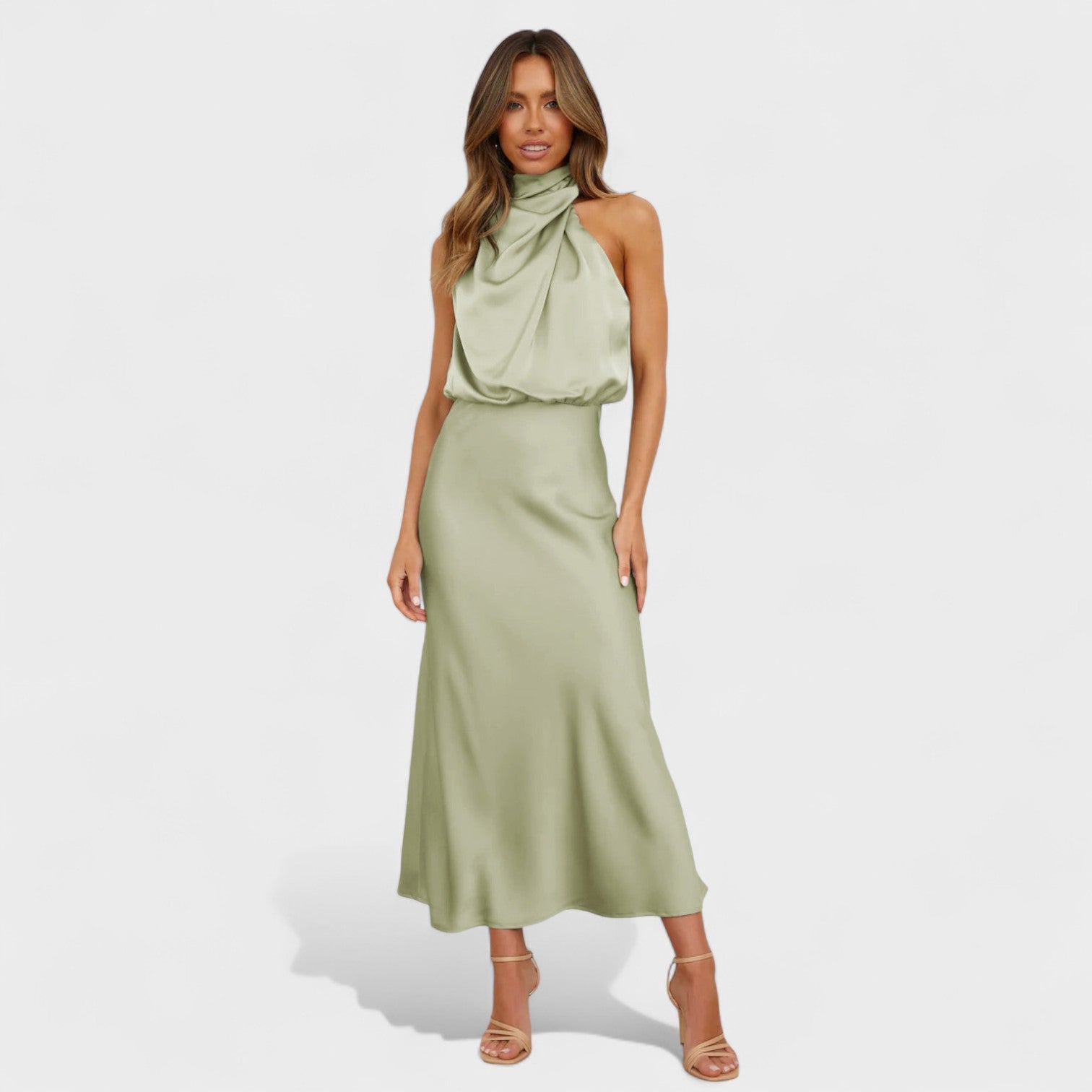 Cocktail Dress in Satin for Special Occasions