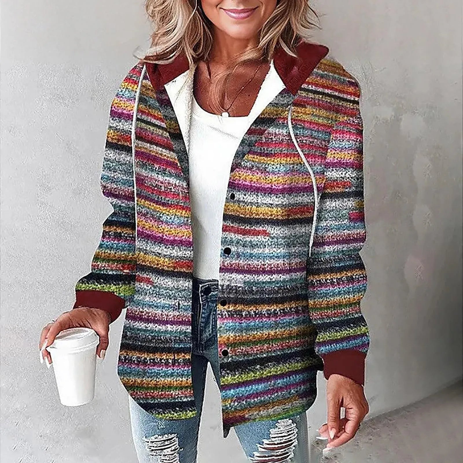 Women's Stylish Hooded Jacket