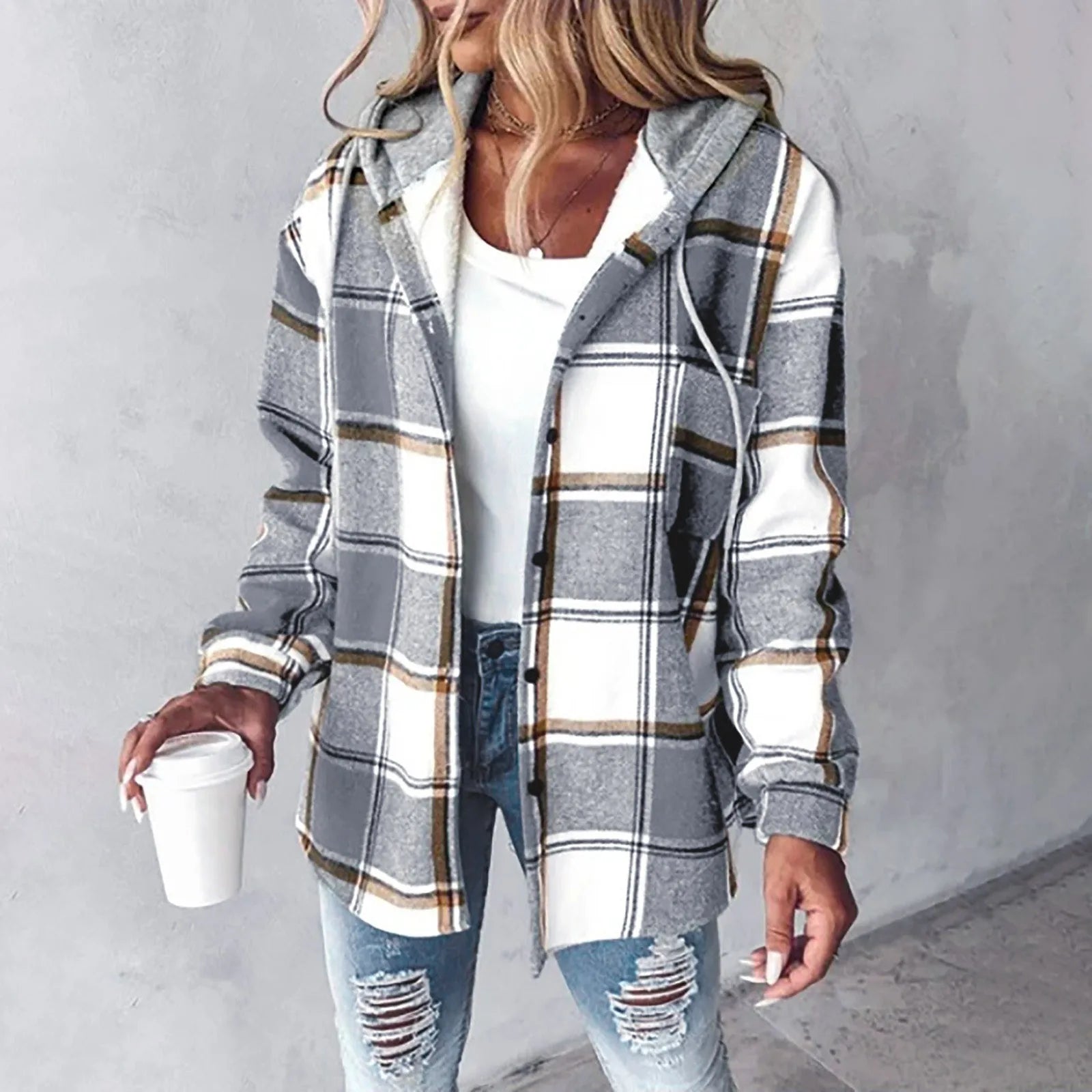 Women's Stylish Hooded Jacket
