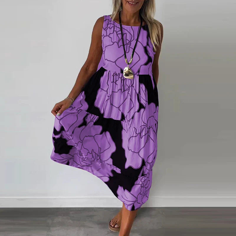 Charlotte | Long Sleeveless Dress for Elegant Occasions
