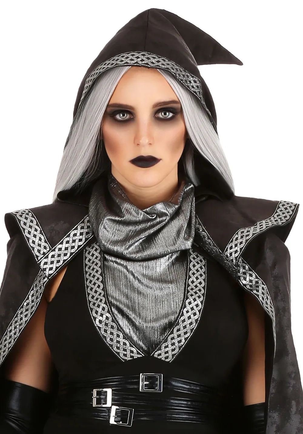 Dark Gothic Witch Halloween Costume Dress | Maxi