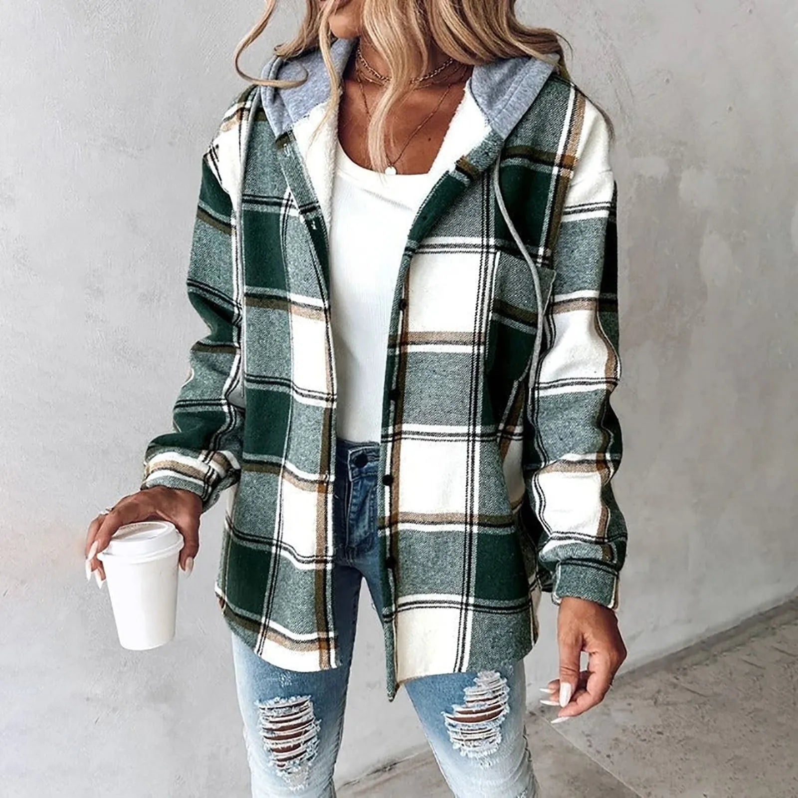 Women's Stylish Hooded Jacket