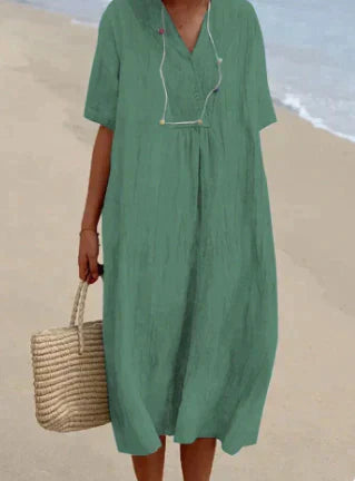 Sophie | Women's Relaxed Fit V-Neck Dress