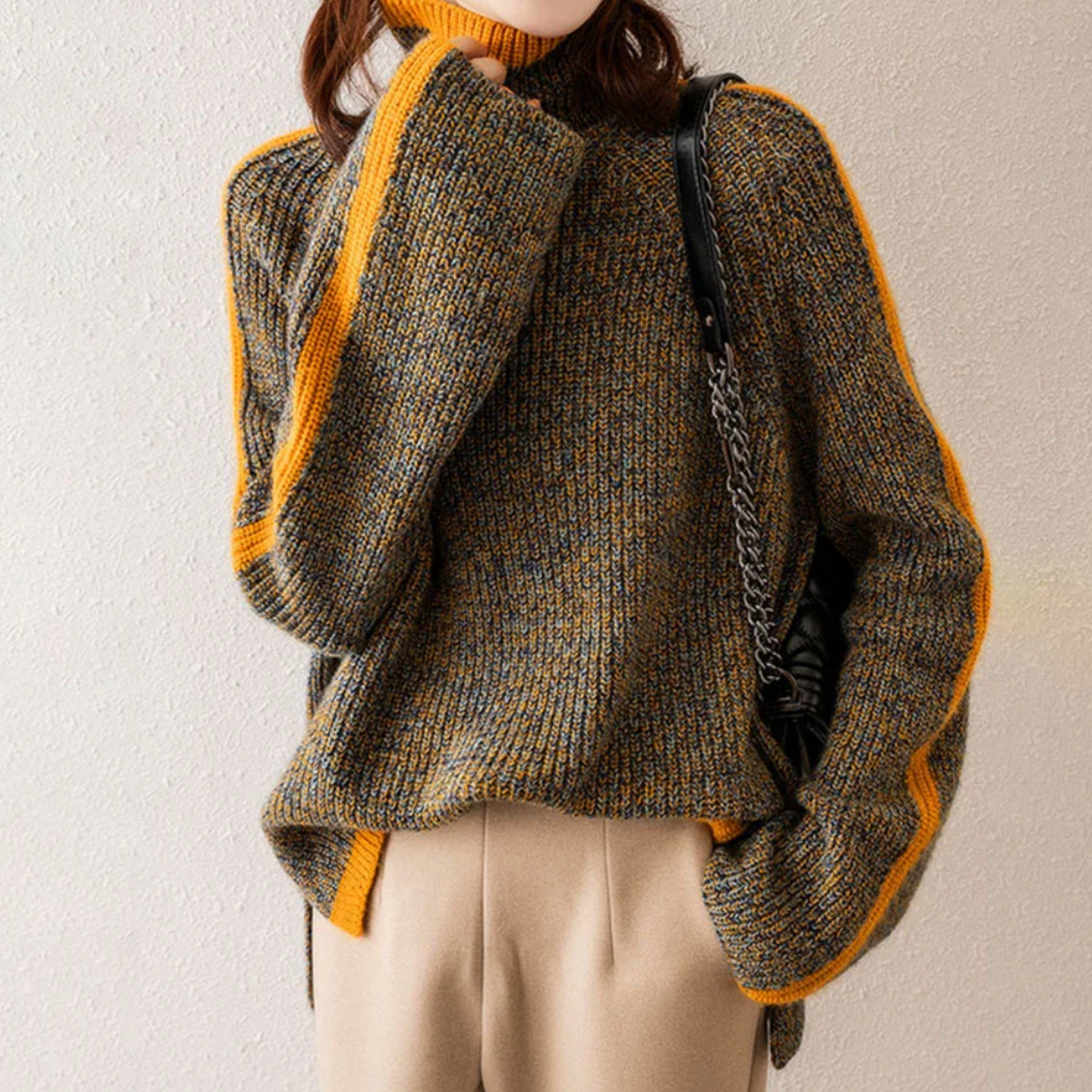 Maya | Chunky Winter Turtleneck Sweater