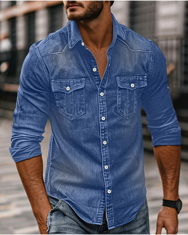 Oliver | Denim Shirt for Men