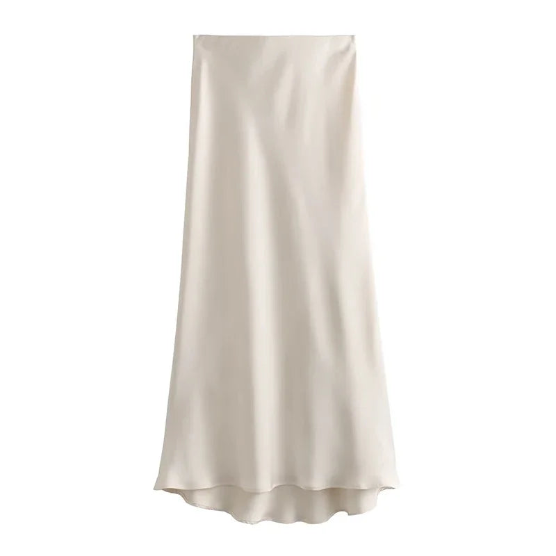 ADDISON | Stretchy High Waist Maxi Skirt