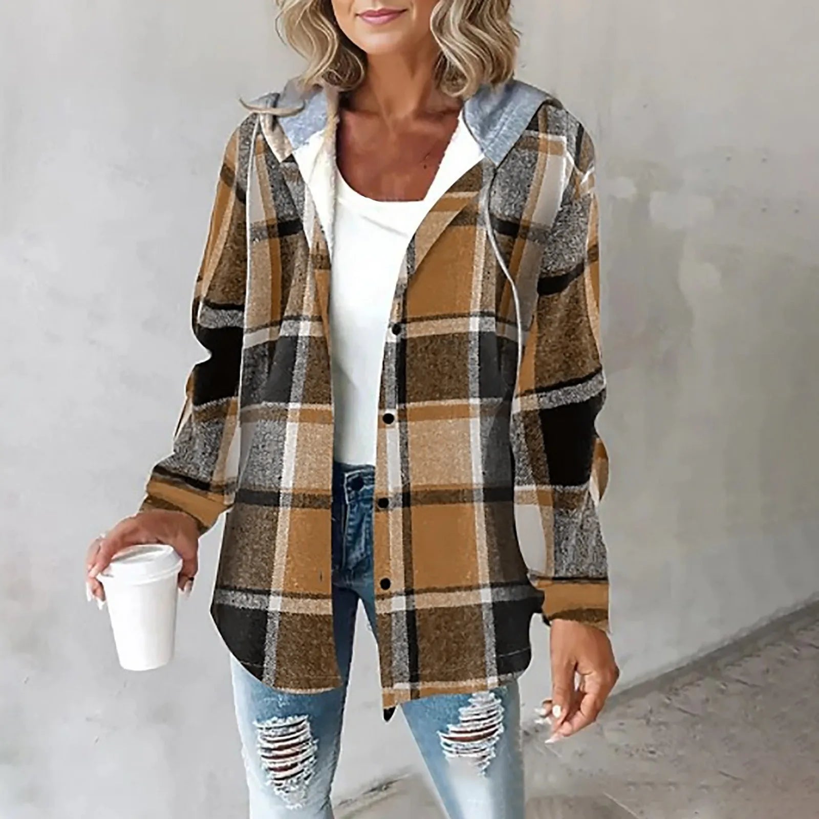 Women's Stylish Hooded Jacket